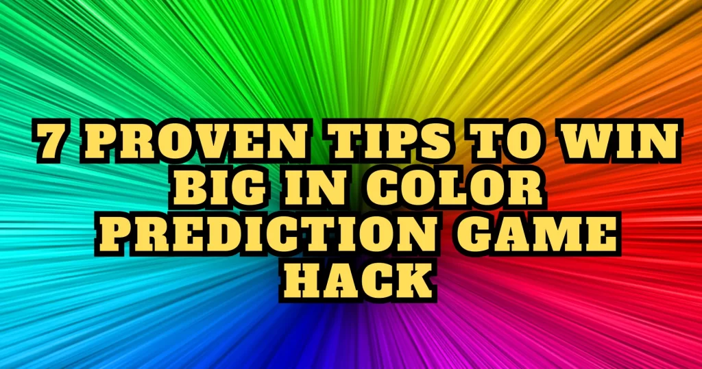 color prediction game hack